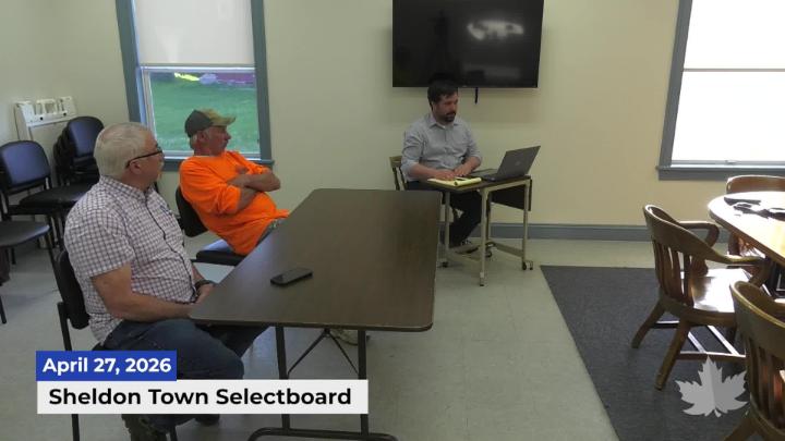 Thumbnail image for Sheldon Town Selectboard | 04/27/2026