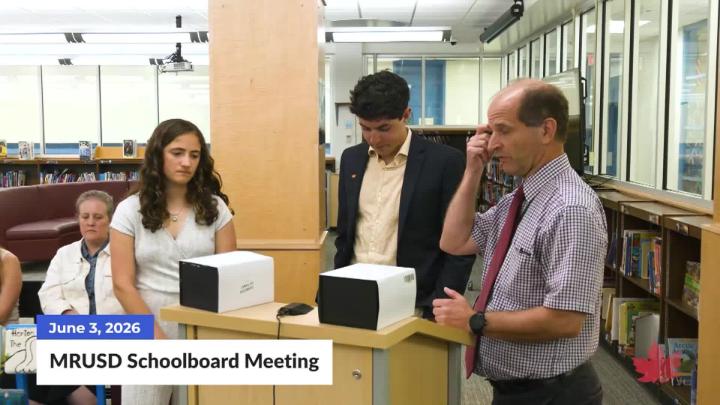 Thumbnail image for MRUSD Schoolboard Meeting | 06/03/2026