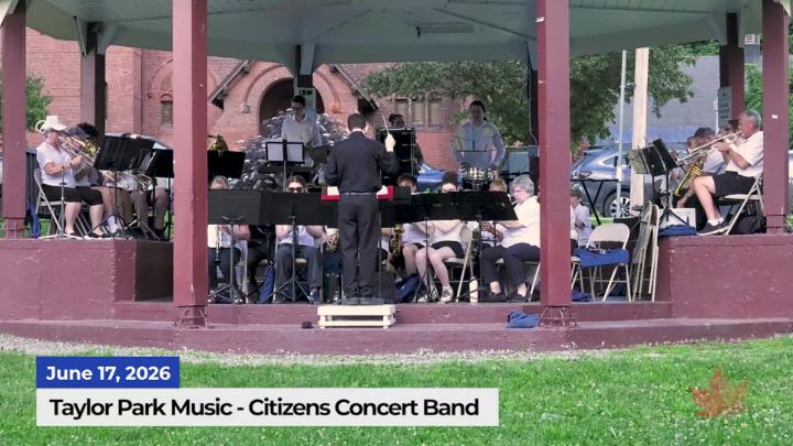 Thumbnail image for Taylor Park Music | Citizens Concert Band | 06/17/2026