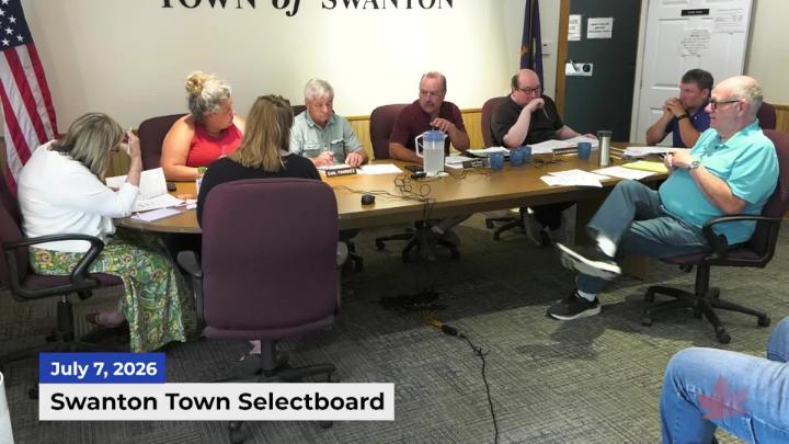Thumbnail image for Swanton Town Selectboard Meeting | 07/07/2026