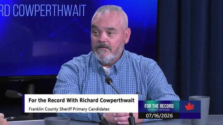 Thumbnail image for For The Record | Franklin County Sheriff candidate James Lynch | 07/16/2026