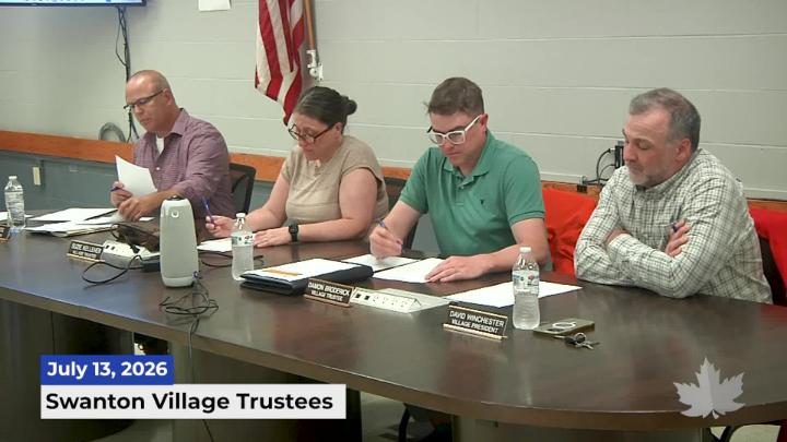 Thumbnail image for Swanton Village Trustees | 07/13/2026