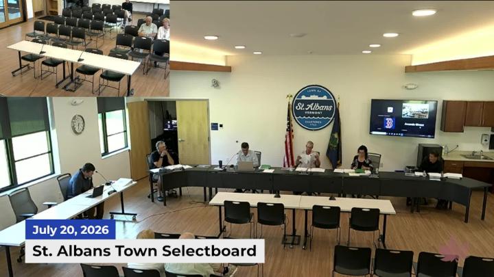 Thumbnail image for St. Albans Town Selectboard | 07/20/2026
