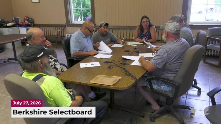 Thumbnail image for Berkshire Selectboard | 07/27/2026