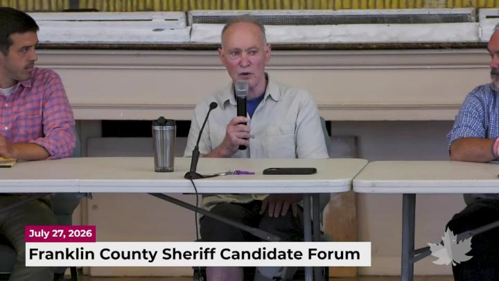 Thumbnail image for Franklin County Sheriff Candidate Forum at Richford Town Hall | 07/27/2026