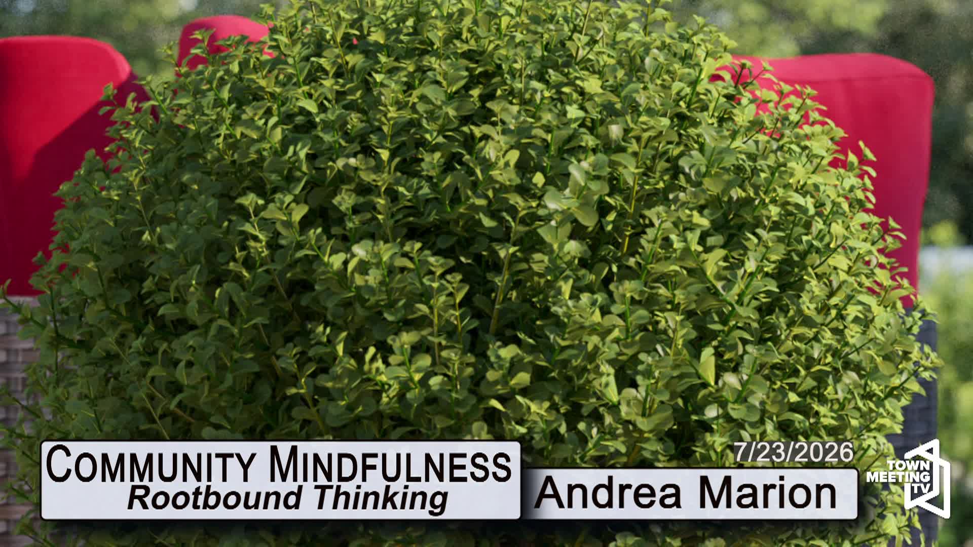 Thumbnail image for Community Mindfulness [Rootbound Thinking] | 07/23/2026