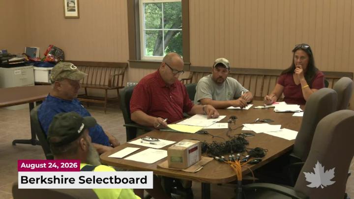 Thumbnail image for Berkshire Selectboard | 08/24/2026
