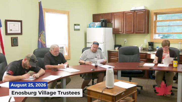 Thumbnail image for Enosburg Village Trustees | 08/25/2026