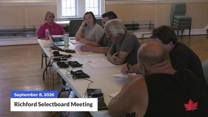 Thumbnail image for Richford Selectboard Meeting | 09/08/2026
