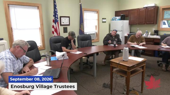 Thumbnail image for Enosburg Village Trustees | 09/08/2026